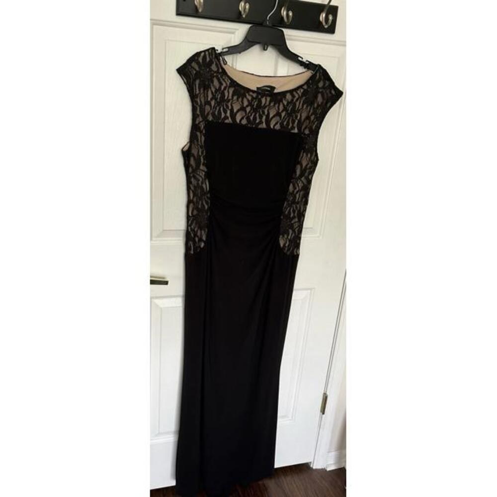 Black lace dress